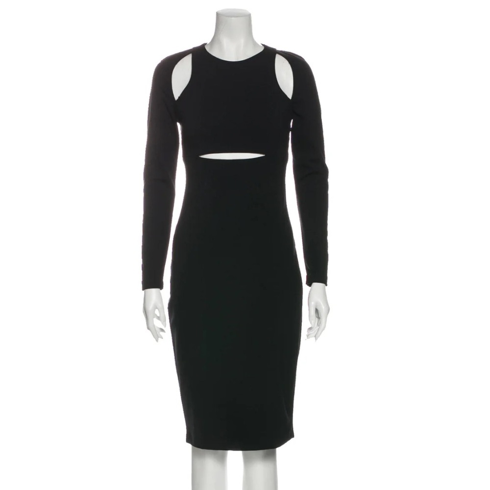 Alexander Wang Cut Out Long Sleeve Dress
